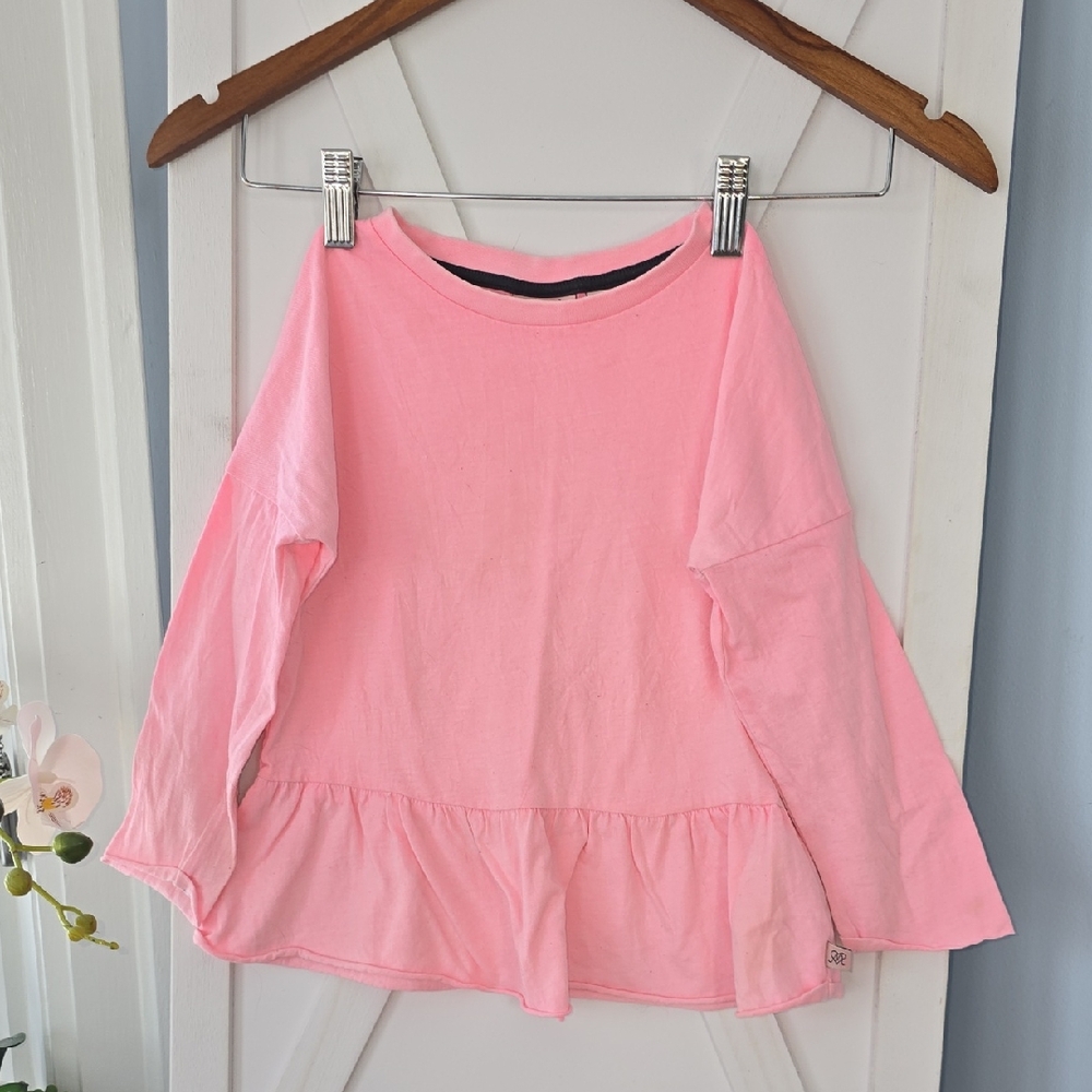 Mexx Free Add On- Light Pink Long Sleeve Kids Top